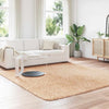 Shaggy Rug High Pile NAVARRA Beige 240x240 cm Polyester