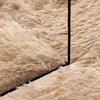 Shaggy Rug High Pile NAVARRA Beige 240x240 cm Polyester