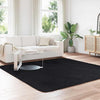 Shaggy Rug High Pile NAVARRA Black 240x240 cm Polyester