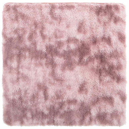 Shaggy Rug High Pile NAVARRA Dusty Pink 240x240 cm Polyester