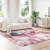 Shaggy Rug High Pile NAVARRA Dusty Pink 240x240 cm Polyester
