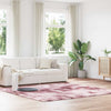 Shaggy Rug High Pile NAVARRA Dusty Pink 240x240 cm Polyester
