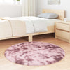 Shaggy Rug High Pile NAVARRA Dusty Pink 100x100 cm Polyester