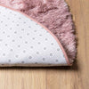 Shaggy Rug High Pile NAVARRA Dusty Pink 100x100 cm Polyester