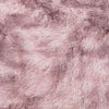 Shaggy Rug High Pile NAVARRA Dusty Pink 100x100 cm Polyester