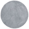 Shaggy Rug High Pile NAVARRA Silver Grey 100x100 cm Polyester