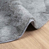 Shaggy Rug High Pile NAVARRA Silver Grey 100x100 cm Polyester