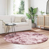 Shaggy Rug High Pile NAVARRA Dusty Pink 160x160 cm Polyester
