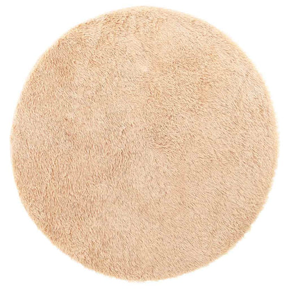 Shaggy Rug High Pile NAVARRA Beige 200x200 cm Polyester