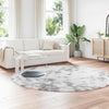 Shaggy Rug High Pile NAVARRA Light Grey 240x240 cm Polyester