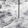 Shaggy Rug High Pile NAVARRA Light Grey 240x240 cm Polyester