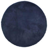 Shaggy Rug High Pile NAVARRA Navy 240x240 cm Polyester