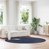 Shaggy Rug High Pile NAVARRA Navy 240x240 cm Polyester