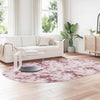 Shaggy Rug High Pile NAVARRA Dusty Pink 300x200 cm Polyester