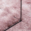 Shaggy Rug High Pile NAVARRA Dusty Pink 300x200 cm Polyester