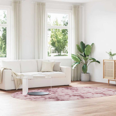 Shaggy Rug High Pile NAVARRA Dusty Pink 300x200 cm Polyester