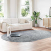 Shaggy Rug High Pile NAVARRA Silver Grey 300x200 cm Polyester