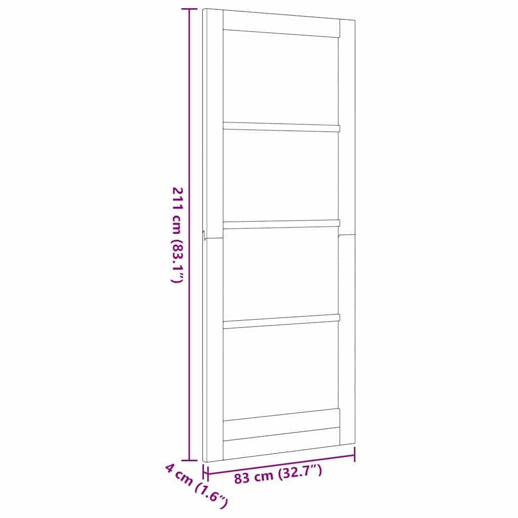 Interior Door ORKDAL White Primed 83 x 211 cm