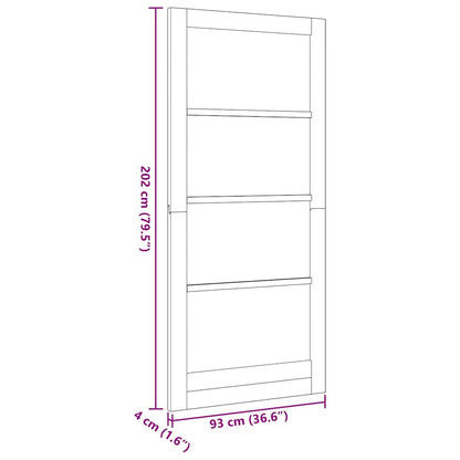 Interior Door ORKDAL Brown 93 x 202 cm