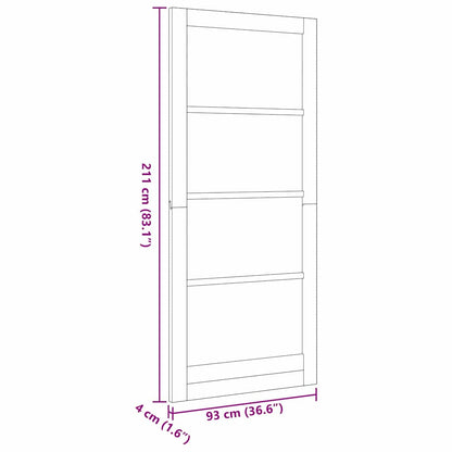 Interior Door ORKDAL White Primed 93 x 211 cm