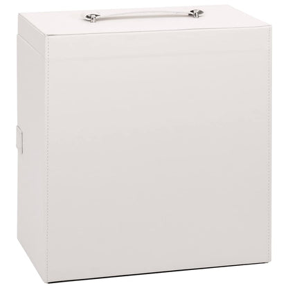 Jewellery Box 5-Layer with Mirror Lockable White