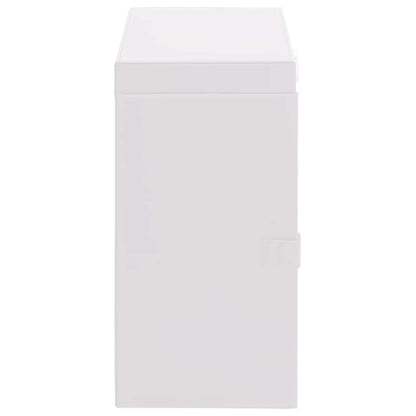Jewellery Box 6-Layer with Mirror Lockable White