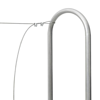 Firewood Rack Wire 150x25x150 cm Galvanised steel