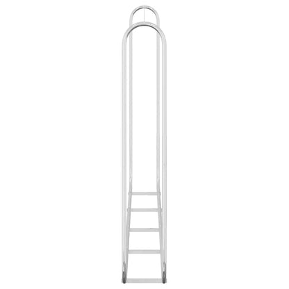 Firewood Rack Wire 250x25x150 cm Galvanised steel