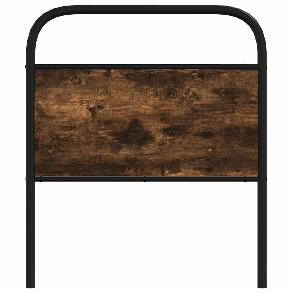 Replace Headboard Smoked Oak 75 cm Steel and Engineered Wood