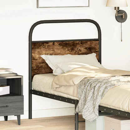 Replace Headboard Smoked Oak 80 cm Steel and Engineered Wood