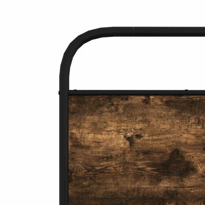 Replace Headboard Smoked Oak 107 cm Steel and Engineered Wood