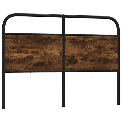 Replace Headboard Smoked Oak 120 cm Steel and Engineered Wood