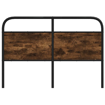 Replace Headboard Smoked Oak 120 cm Steel and Engineered Wood
