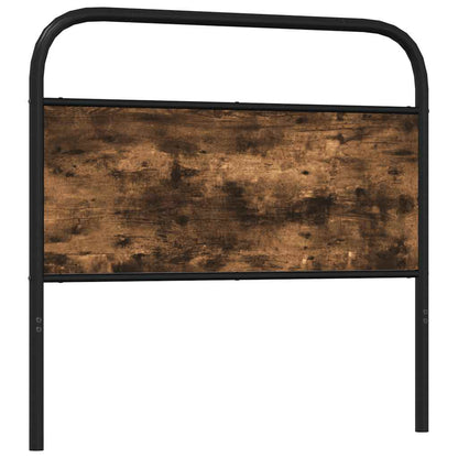 Replace Headboard Smoked Oak 120 cm Steel and Engineered Wood