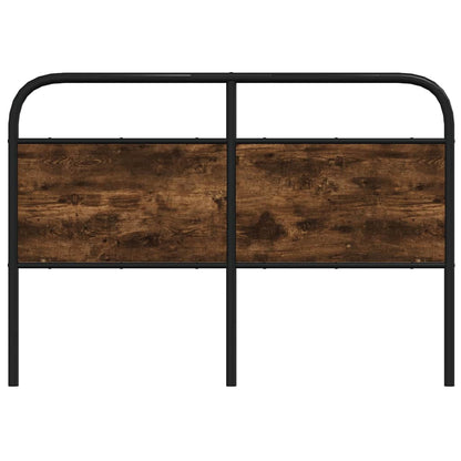 Replace Headboard Smoked Oak 140 cm Steel and Engineered Wood
