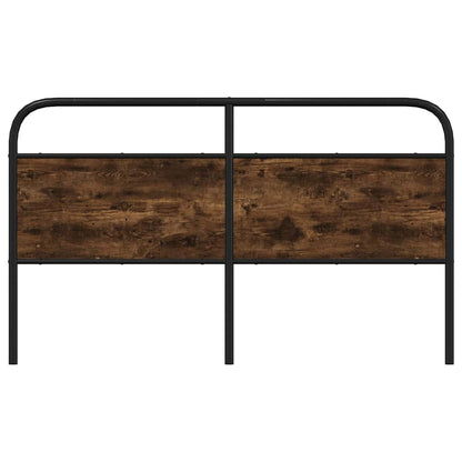 Replace Headboard Smoked Oak 150 cm Steel and Engineered Wood