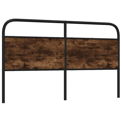 Replace Headboard Smoked Oak 150 cm Steel and Engineered Wood