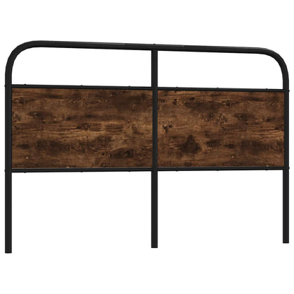 Replace Headboard Smoked Oak 160 cm Steel and Engineered Wood