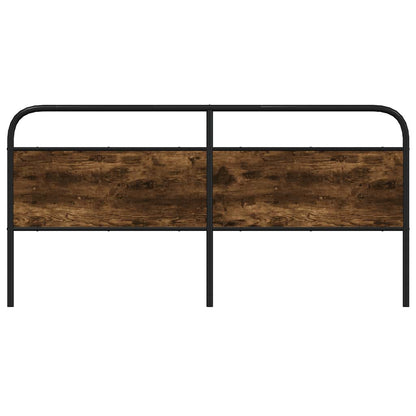 Replace Headboard Smoked Oak 190 cm Steel and Engineered Wood