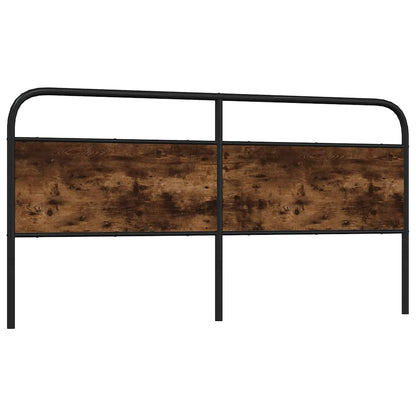 Replace Headboard Smoked Oak 190 cm Steel and Engineered Wood