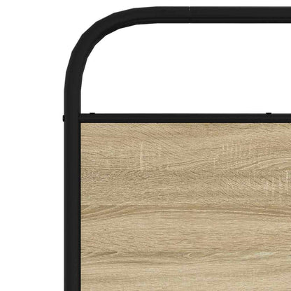 Replace Headboard Sonoma Oak 80 cm Steel and Engineered Wood