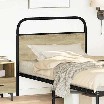Replace Headboard Sonoma Oak 107 cm Steel and Engineered Wood