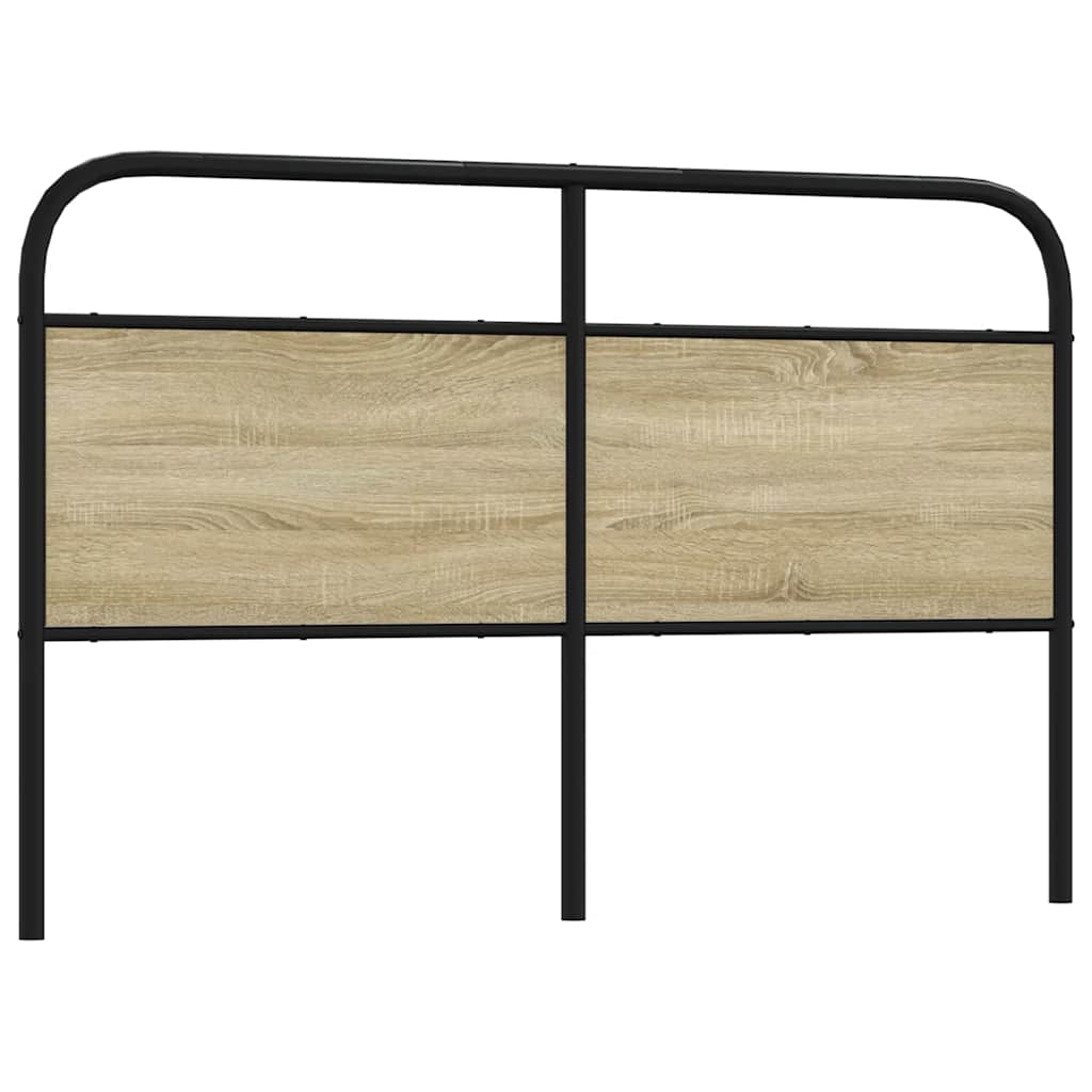 Replace Headboard Sonoma Oak 160 cm Steel and Engineered Wood