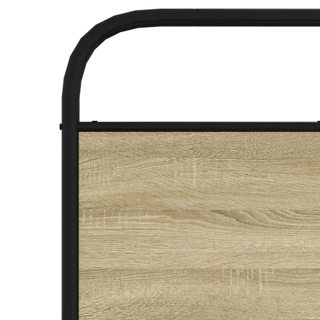 Replace Headboard Sonoma Oak 180 cm Steel and Engineered Wood
