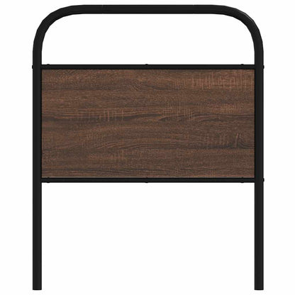 Replace Headboard Brown Oak 75 cm Steel and Engineered Wood