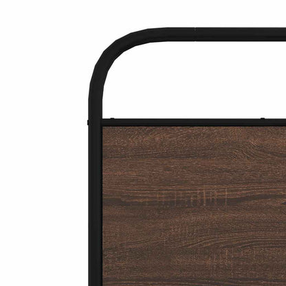 Replace Headboard Brown Oak 80 cm Steel and Engineered Wood