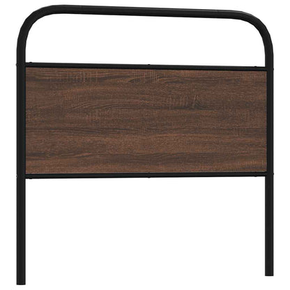 Replace Headboard Brown Oak 100 cm Steel and Engineered Wood