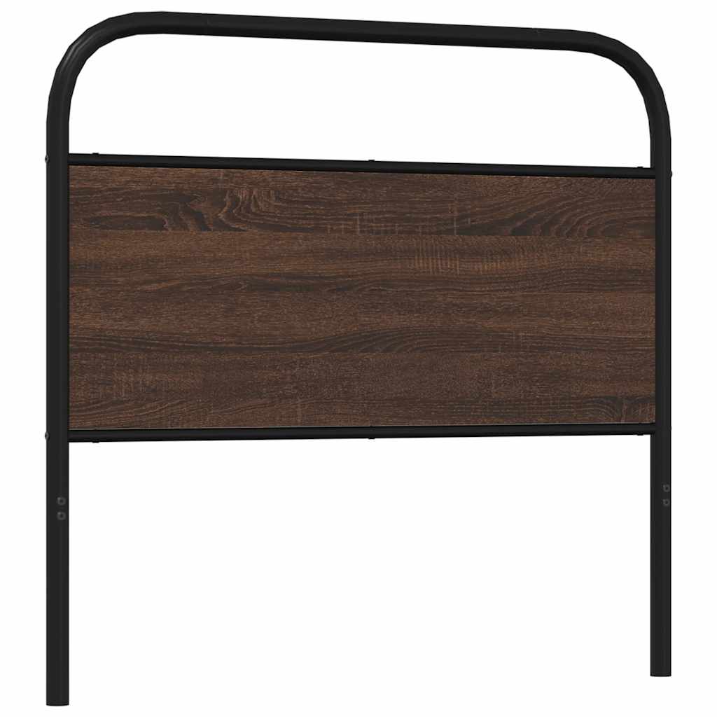 Replace Headboard Brown Oak 100 cm Steel and Engineered Wood