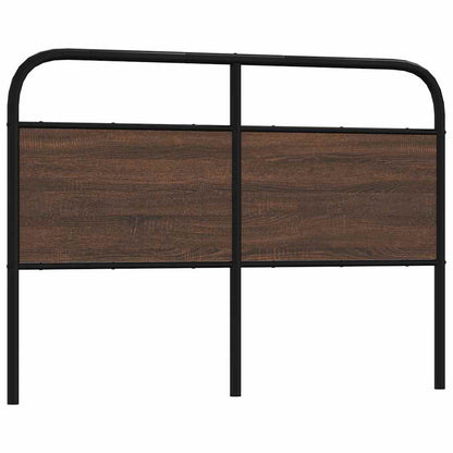 Replace Headboard Brown Oak 135 cm Steel and Engineered Wood