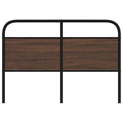 Replace Headboard Brown Oak 135 cm Steel and Engineered Wood